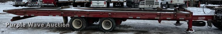 image for item DQ0624 2006 Overbilt tilt deck equipment trailer