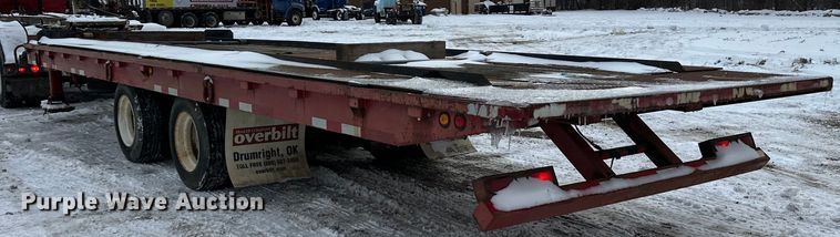 image for item DQ0624 2006 Overbilt tilt deck equipment trailer