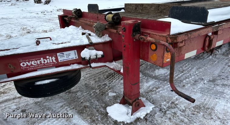 image for item DQ0624 2006 Overbilt tilt deck equipment trailer