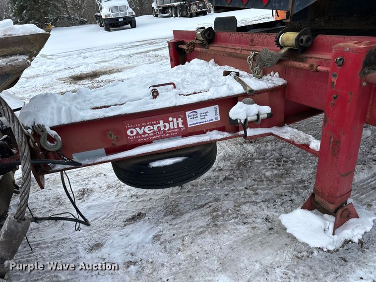 image for item DQ0624 2006 Overbilt tilt deck equipment trailer