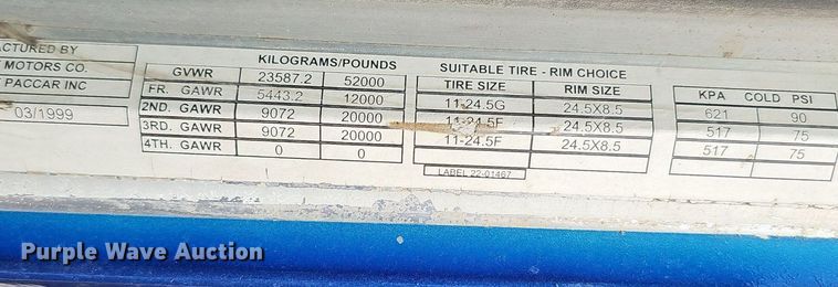 image for item DQ8673 1999 Peterbilt 379 semi truck