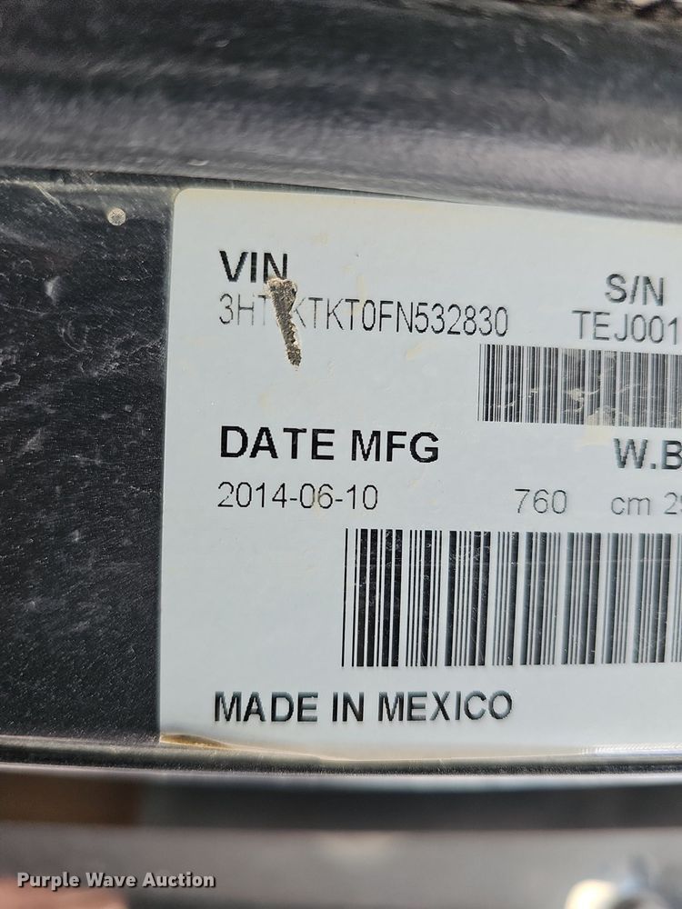 image for item DQ8675 2015 Caterpillar CT660L hydrovac truck