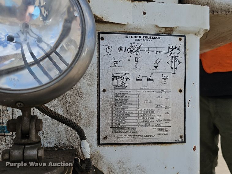 image for item DQ8682 2003 International 7400 digger derrick truck