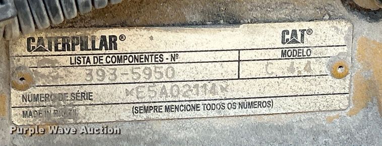 image for item DS0855 2013 Caterpillar XQ60-6 generator