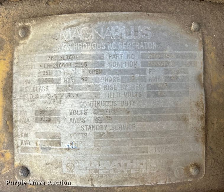 image for item DS0857 Shop built generator 