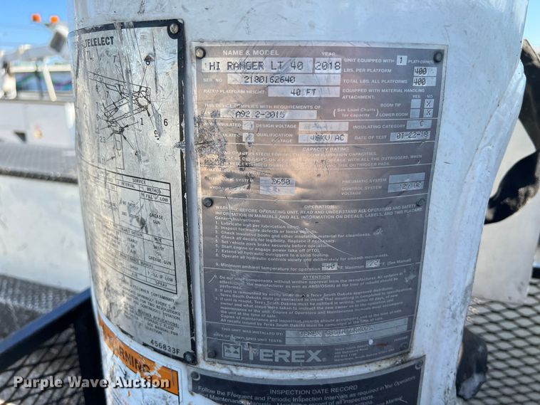 image for item DS2932 2018 Ford F550 bucket truck