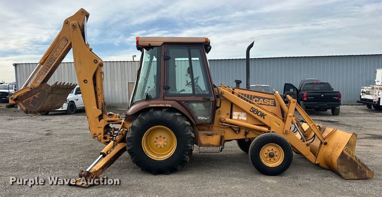 image for item EG1373 1990 Case  580K backhoe