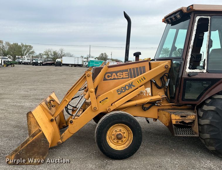 image for item EG1373 1990 Case  580K backhoe