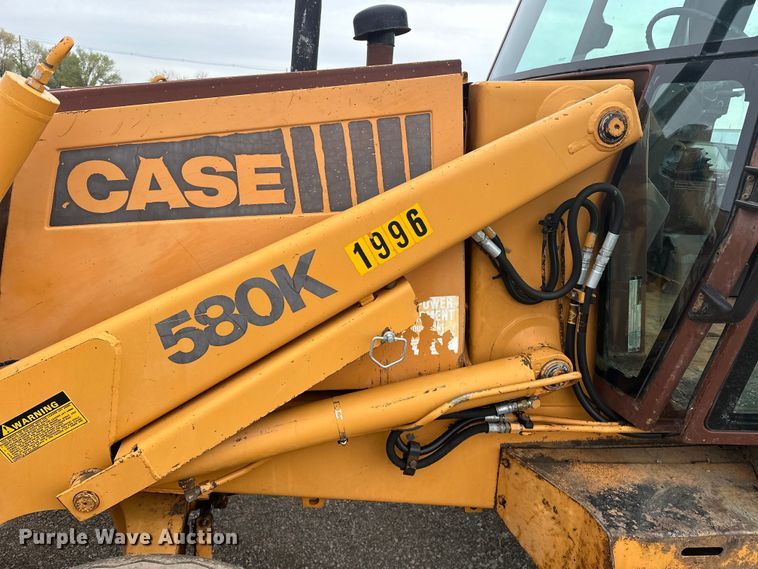 image for item EG1373 1990 Case  580K backhoe