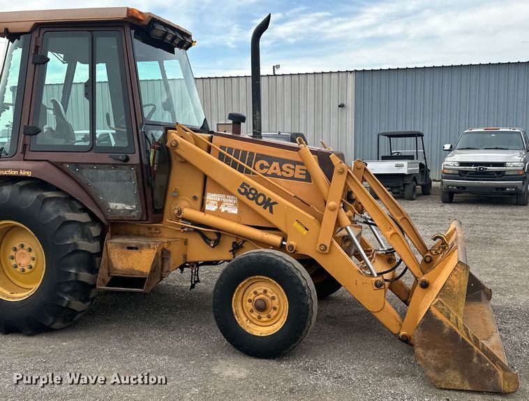 image for item EG1373 1990 Case  580K backhoe
