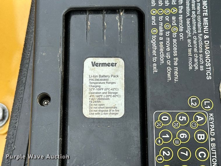 image for item EG1378 2021 Vermeer SPX25 cable plow