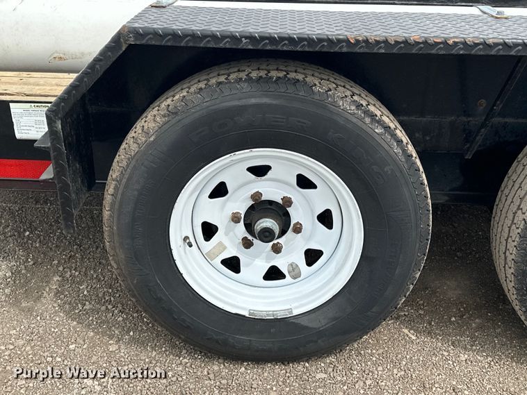 image for item EG1379 2019 Lucon Custom Heavy Haul  tilt deck utility trailer