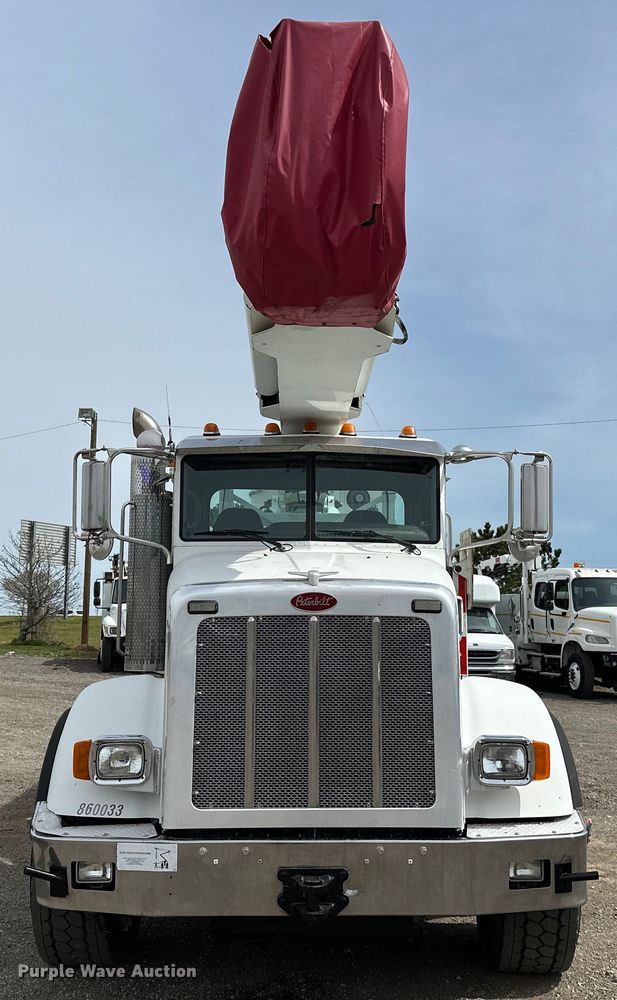 image for item EG1384 2009 Peterbilt  365 tri-drive bucket truck