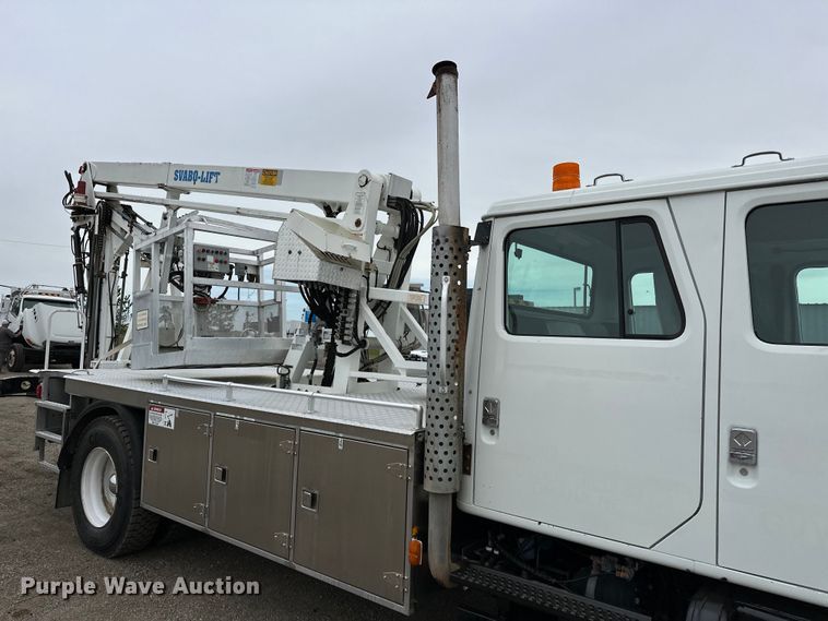 image for item EG1389 1999 International  4700 bridge inspection truck