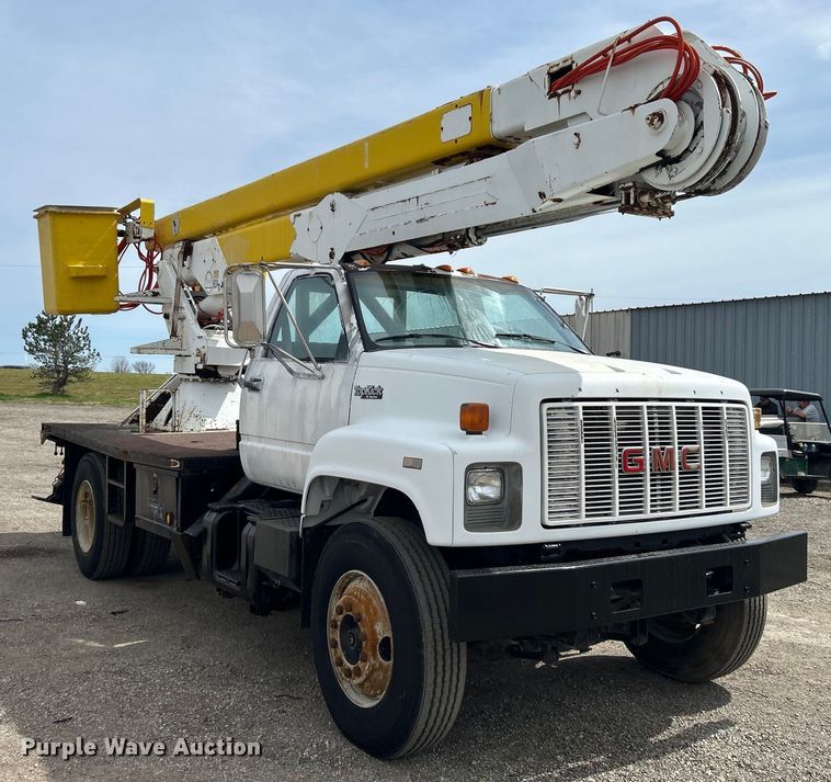 image for item EG1401 1991 GMC Topkick C6500 bucket truck