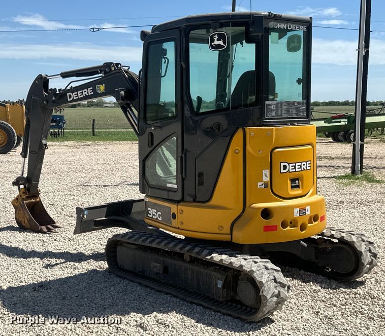 image for item EH3855 2019 John Deere 35G mini excavator