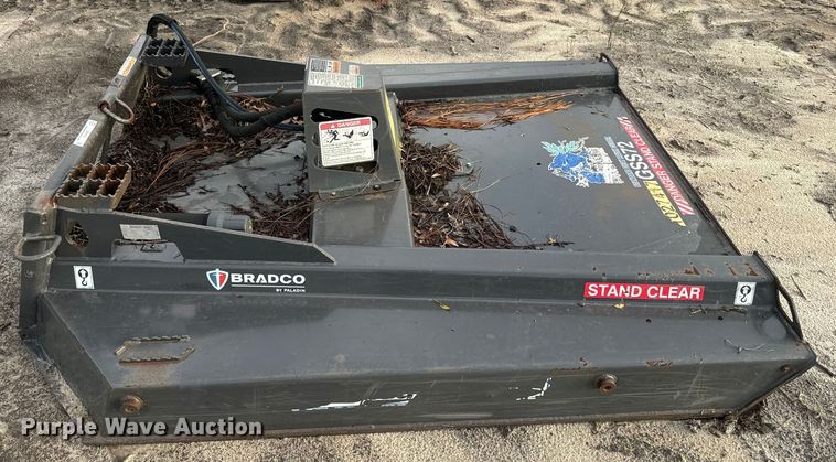 image for item EH5414 2019 Paladin Bradco GSS72 skid steer rotary mower