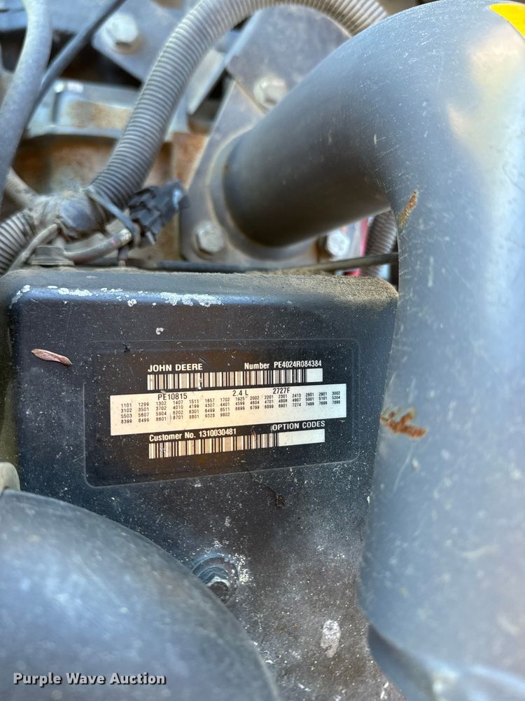 image for item EH5424 2012 Atlas Copco  XAS185 JD7TBV air compressor