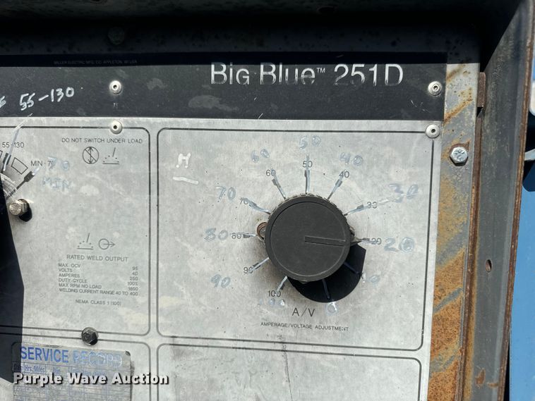 image for item EH5434 Miller Big Blue 251D welder/generator
