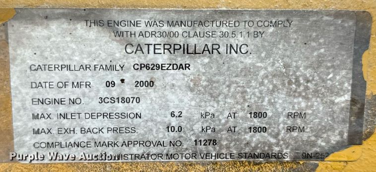 image for item EH6643 1989 Peterbilt 357 dump truck