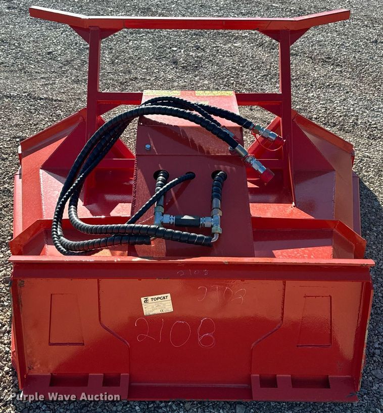 image for item EH6672 2023 TopCat SSDFM60 skid steer mulcher