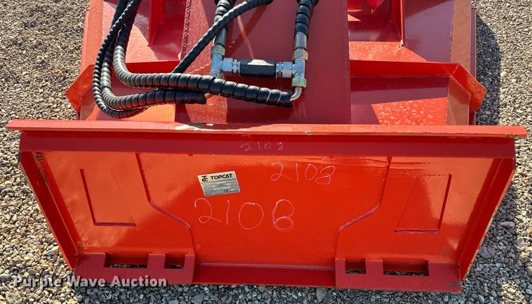 image for item EH6672 2023 TopCat SSDFM60 skid steer mulcher