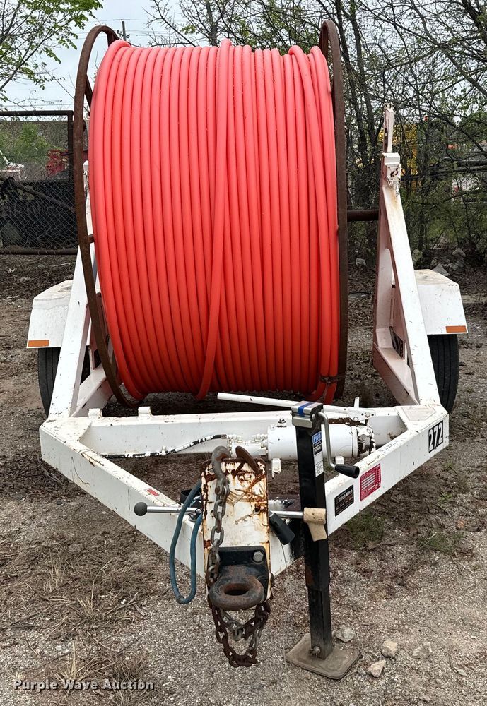 image for item EJ0395 2020 Slabach Enterprises Wheeler Reeler reel trailer