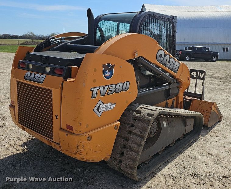 image for item EJ6216 2014 Case TV380 tracked skid steer loader