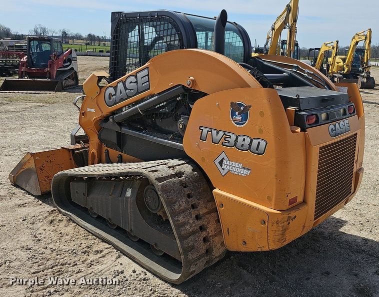 image for item EJ6216 2014 Case TV380 tracked skid steer loader