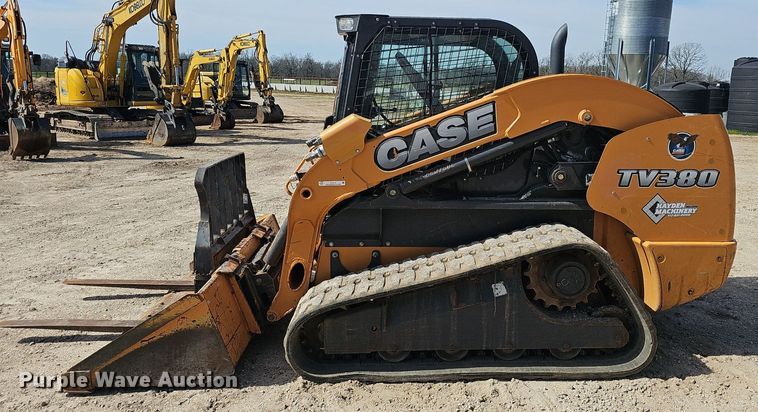 image for item EJ6216 2014 Case TV380 tracked skid steer loader