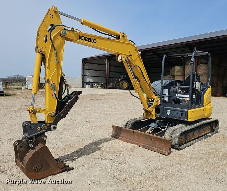 image for item EJ6220 2019 Kobelco  SK55SRX-6E mini excavator
