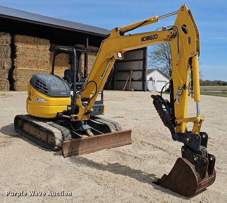 image for item EJ6220 2019 Kobelco  SK55SRX-6E mini excavator