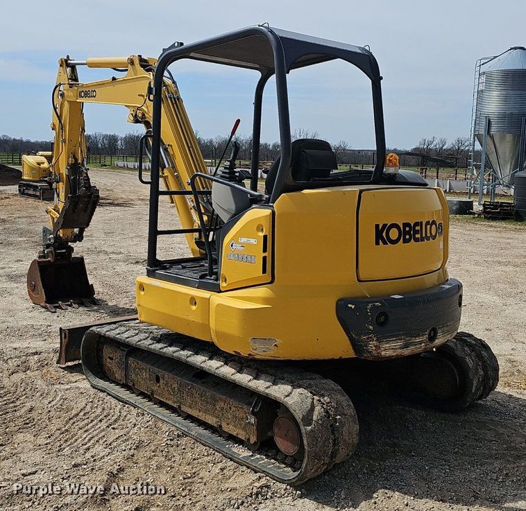 image for item EJ6220 2019 Kobelco  SK55SRX-6E mini excavator