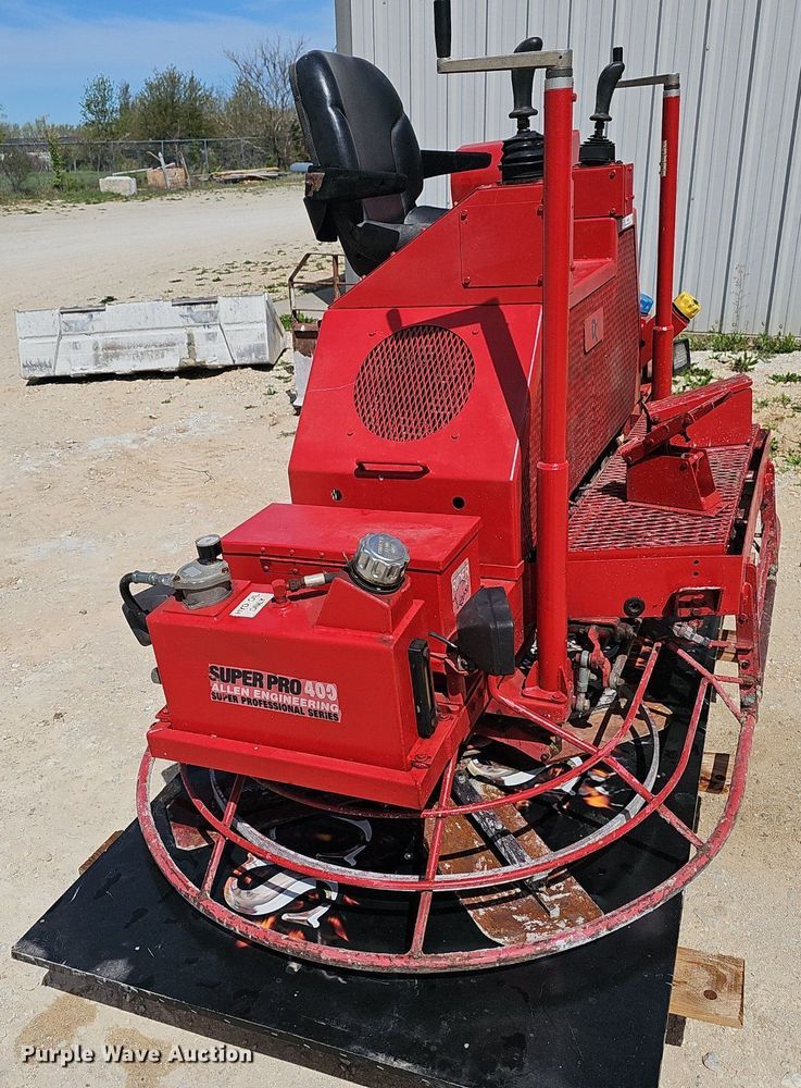 image for item EJ6259 Allen Engineering Super Pro 400 power trowel