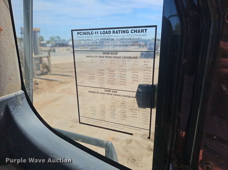 image for item EJ6263 2017 Komatsu  PC360LC-11 excavator