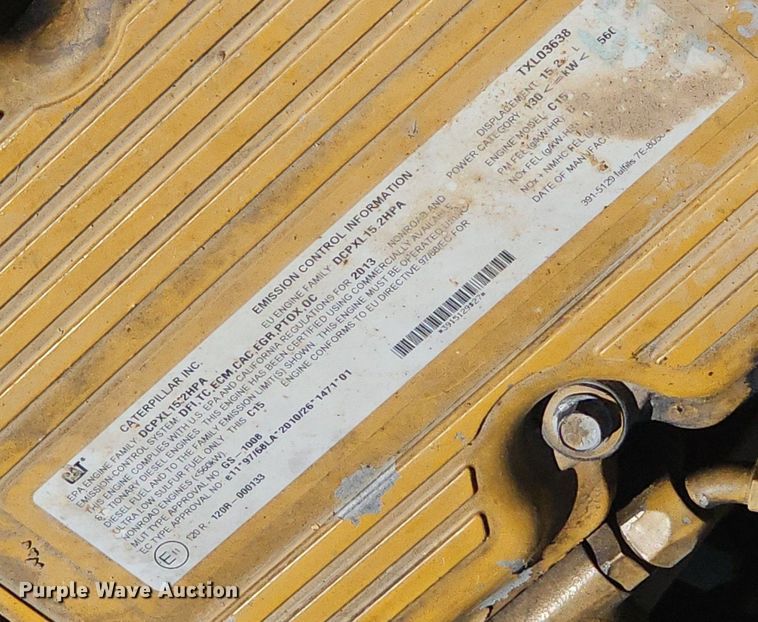 image for item EJ6267 2013 Caterpillar  740B haul truck