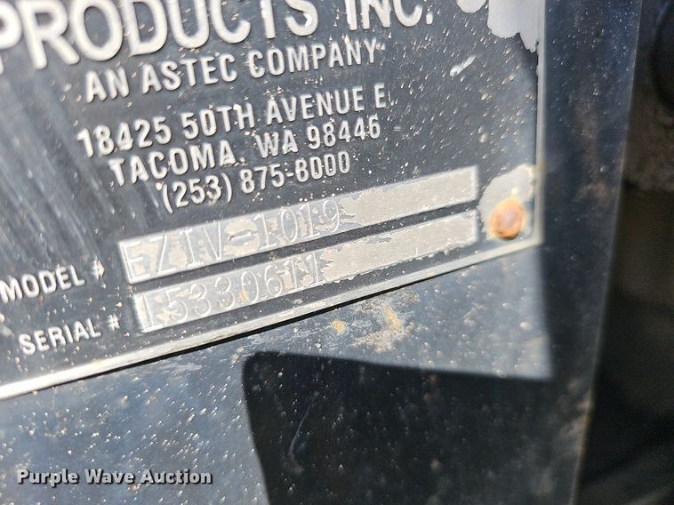 image for item EJ6283 2011 Roadtec RP195 paver