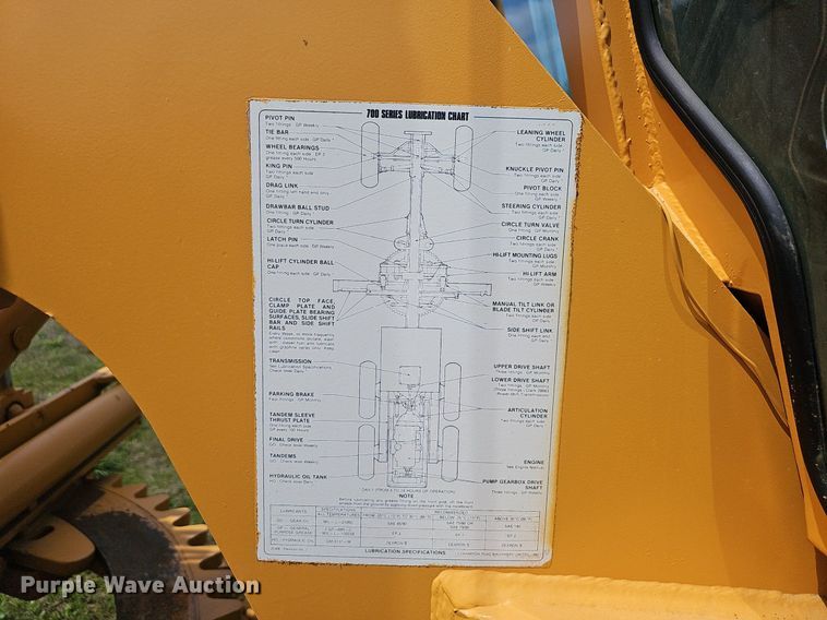 image for item EJ6296 1981 Champion  710 motor grader