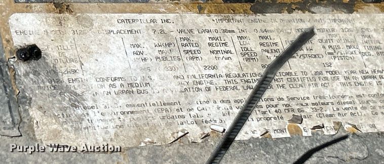 image for item EK4414 1999 Sterling L8513 dump truck