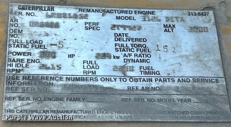 image for item EK4415 1998 Ford LT8513 dump truck