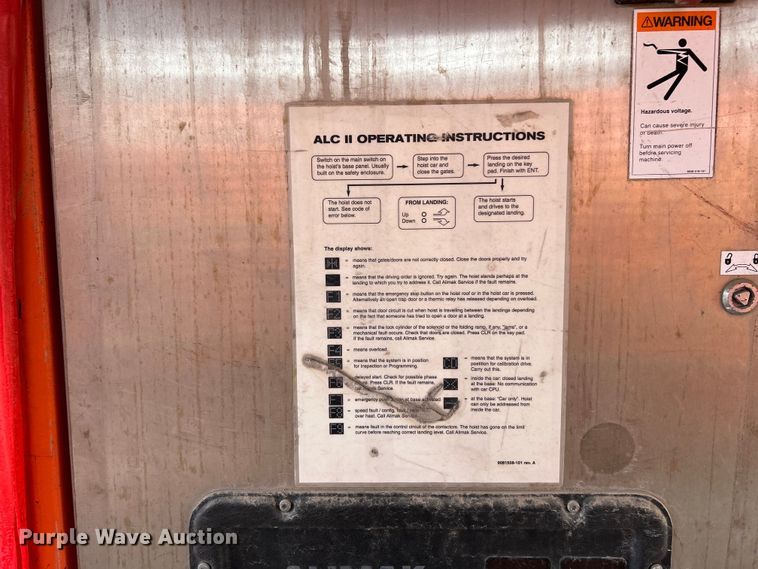 image for item EK4429 2007 Alimak Scando 650 FC construction elevator