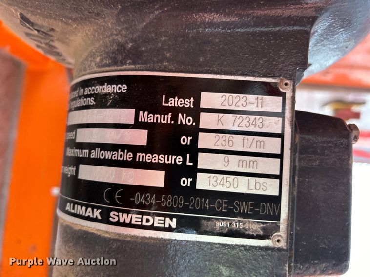 image for item EK4429 2007 Alimak Scando 650 FC construction elevator