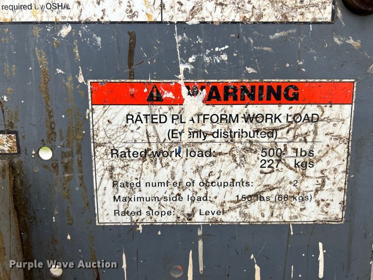 image for item EK4436 1999 Terex TA30N boom lift