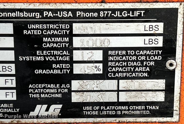 image for item EK4441 2006 JLG 400S boom lift