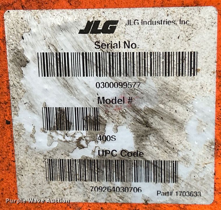 image for item EK4441 2006 JLG 400S boom lift