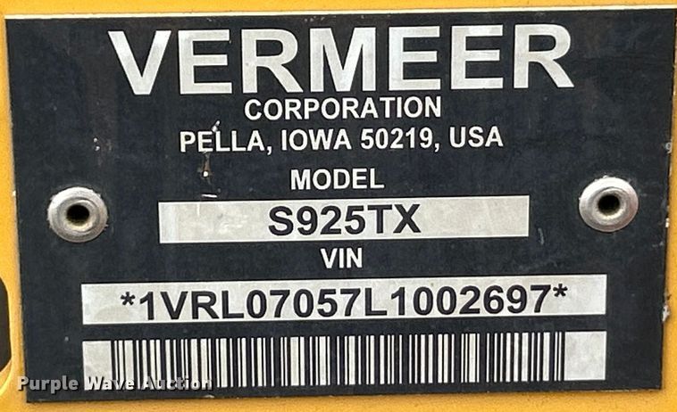 image for item EK4444 2020 Vermeer S925TX compact utility loader