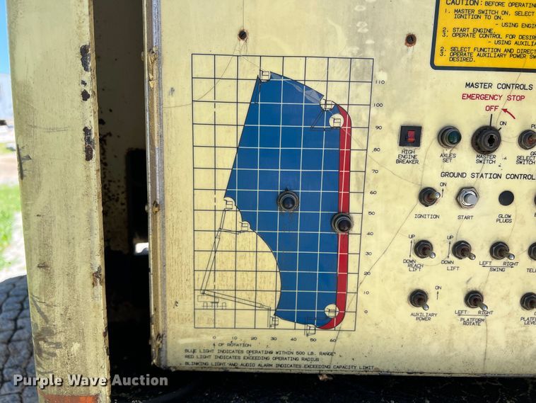 image for item JS9956 1992 JLG 110HX boom lift