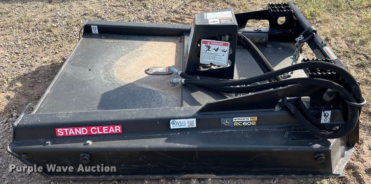 image for item KV9769 John Deere RC60B skid steer rotary mower