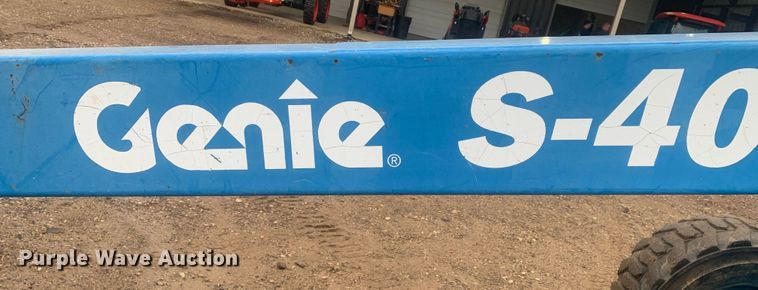 image for item KX9974 2012 Genie S40 boom lift