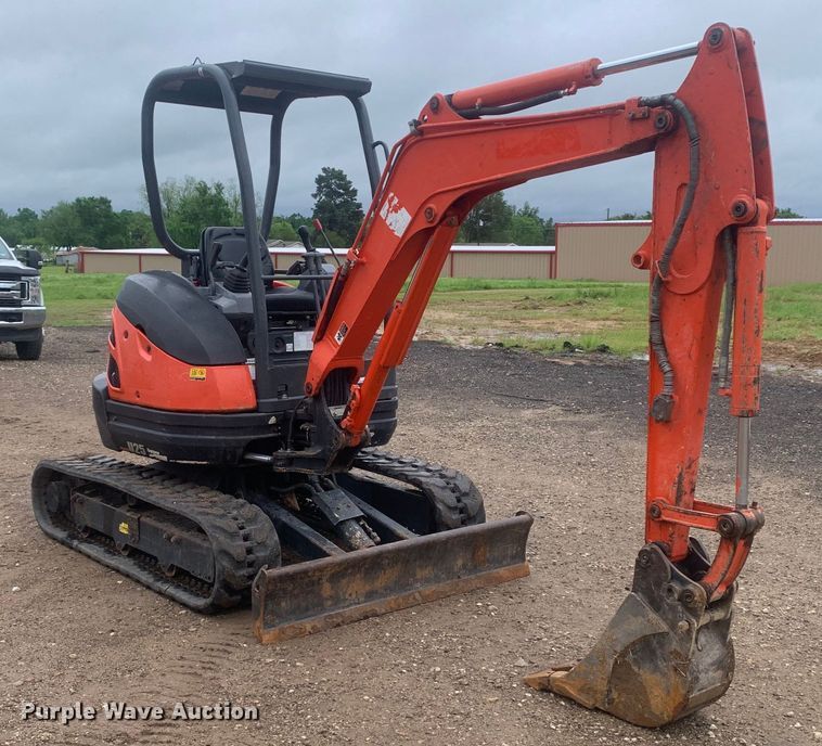 image for item KX9978 2020 Kubota U25 mini excavator
